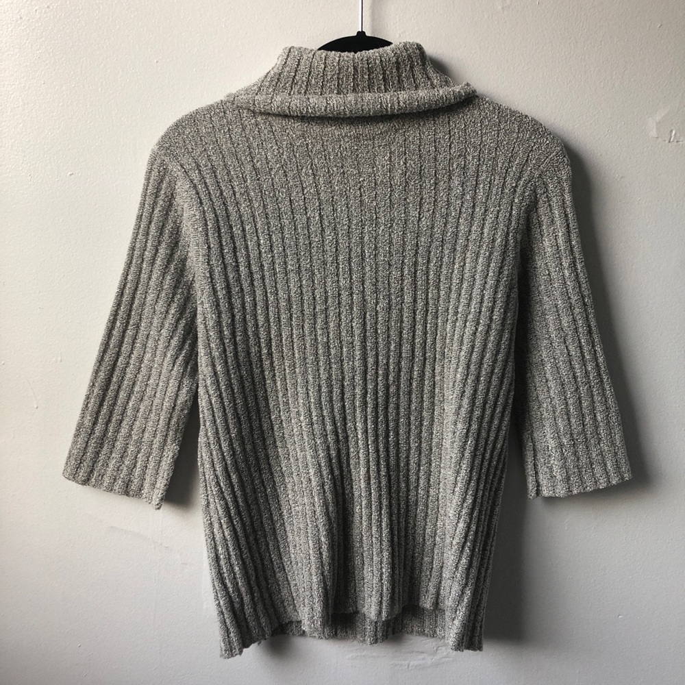 Vintage 90s Gray Turtleneck Sweater